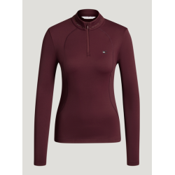 Tommy Hilfiger bluzka treningowa Cady deep burgundy