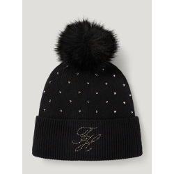 Tommy Hilfiger czapka zimowa Daly Rhinestone black