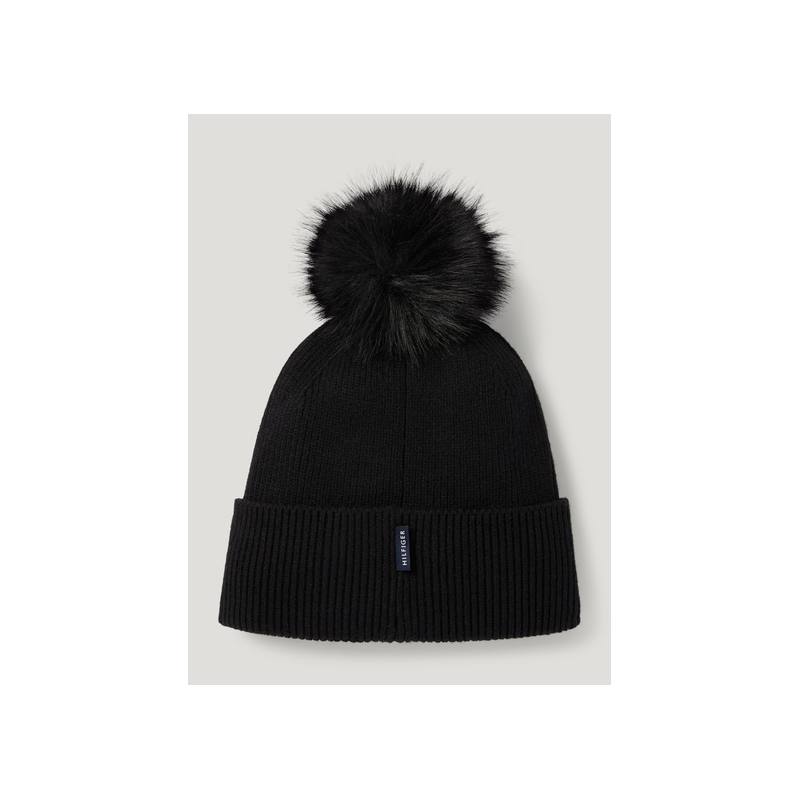 Tommy Hilfiger czapka zimowa Daly Rhinestone black