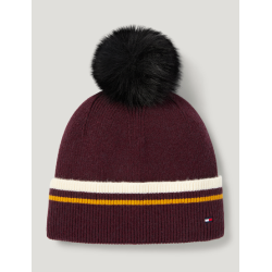 Tommy Hilfiger czapka zimowa Dean deep burgundy