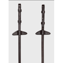 Equiline wodze gumowe z stoperami 4/8" PONY brown