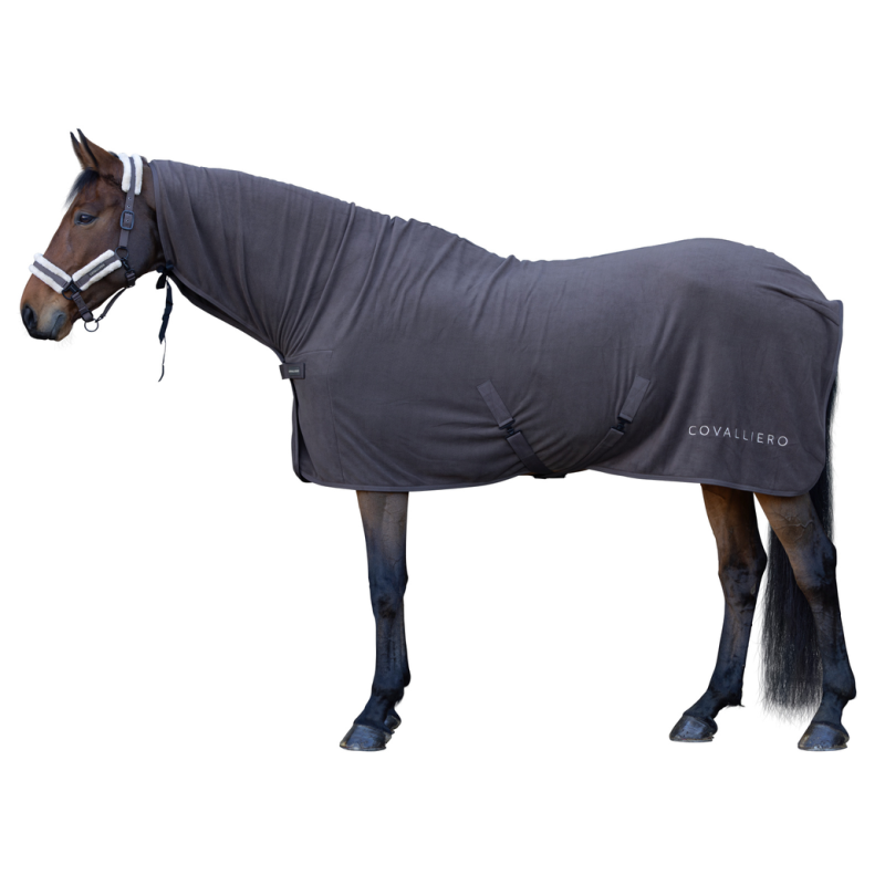 Covalliero derka polarowa z kapturem Cooler F/W26 milky choco