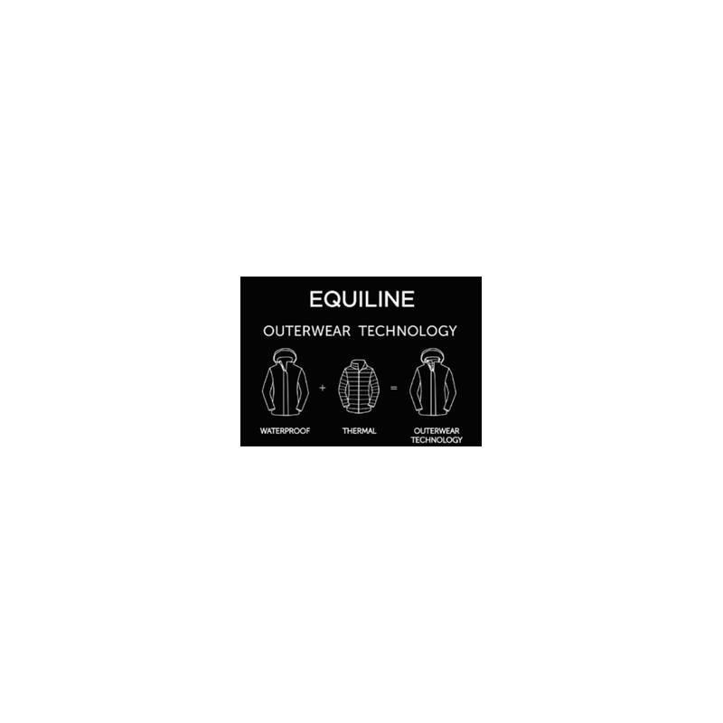 Equiline kurtka przeciwdeszczowa 3w1 Croof FW26 black