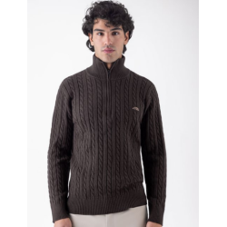 Equiline sweter męski Coco FW26 coffee bean