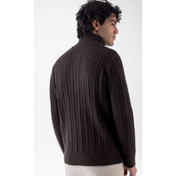 Equiline sweter męski Coco FW26 coffee bean