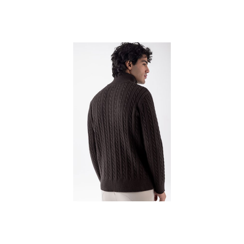 Equiline sweter męski Coco FW26 coffee bean