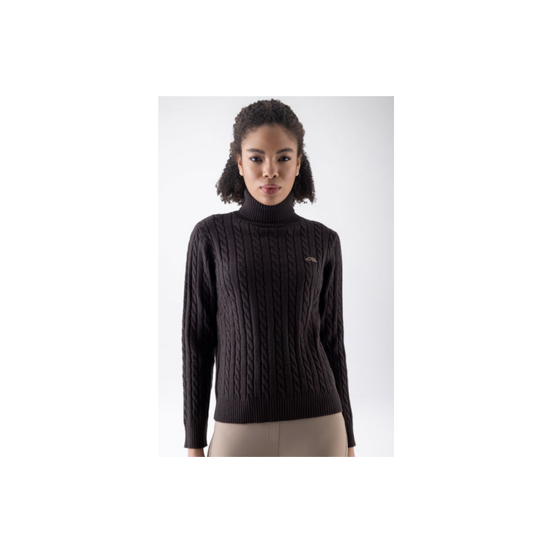 Equiline sweter Lover FW26 coffee bean