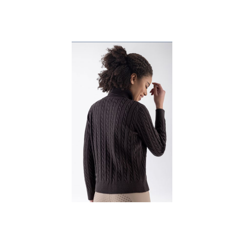 Equiline sweter Lover FW26 coffee bean