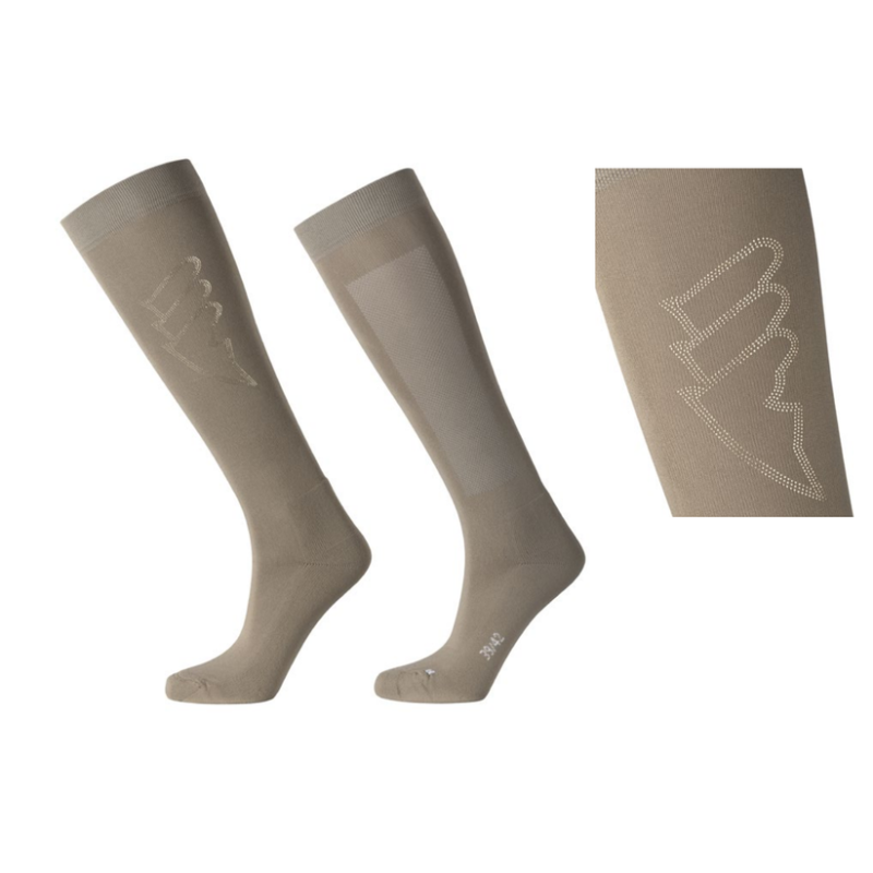 Equiline skarpety Glosy FW26 greige