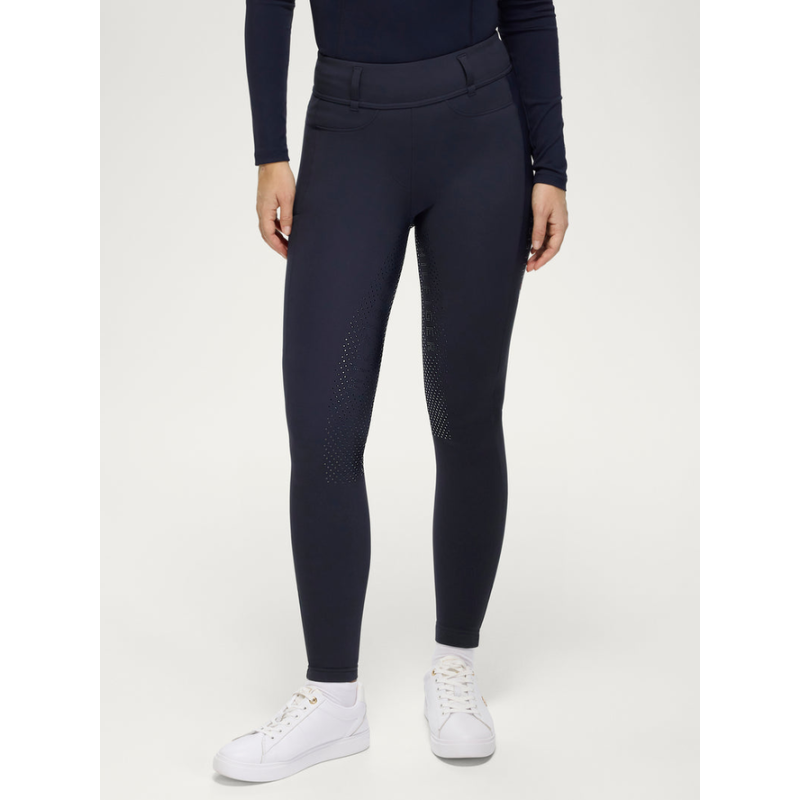 Tommy Hilfiger legginsy zimowe Highland Strass desert sky