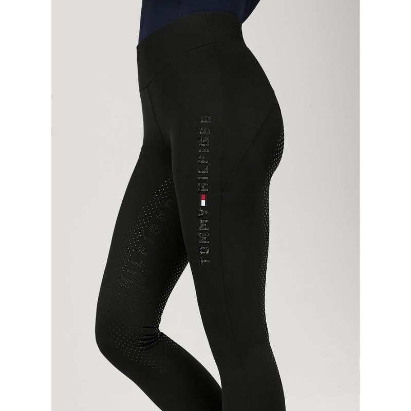 Tommy Hilfiger legginsy zimowe Elmira Rhinestone black