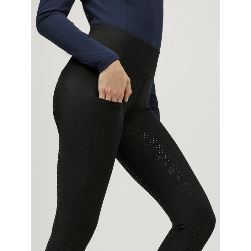 Tommy Hilfiger legginsy zimowe Elmira Rhinestone black