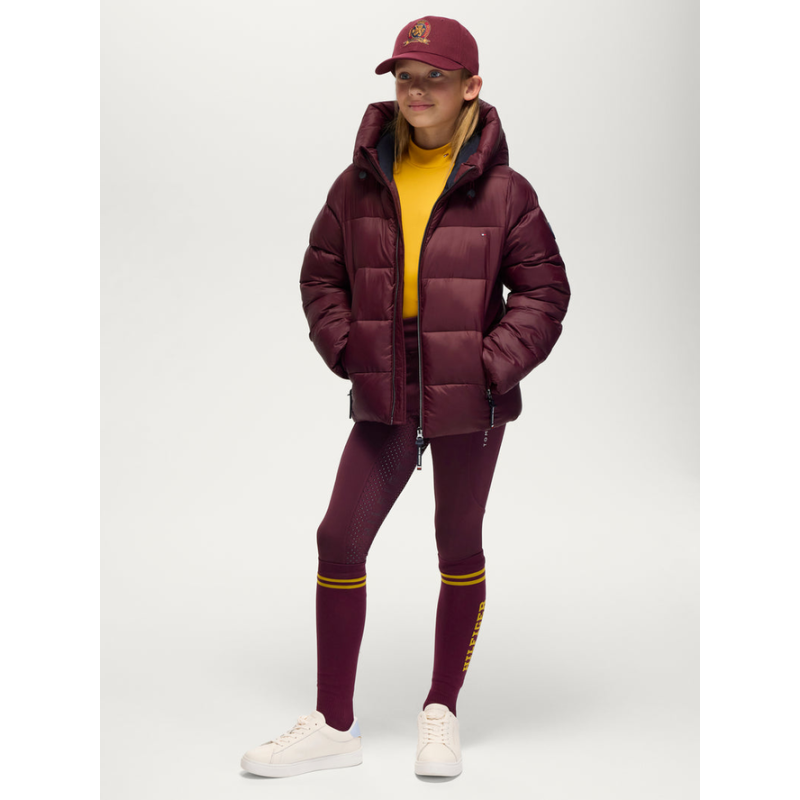 Tommy Hilfiger kurtka dziecięca Glendale deep burgundy