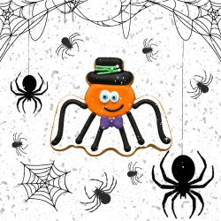 Candy Horse ciasteczko Pan Pająk Halloween