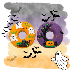 Candy Horse donuty z lukrem Halloween