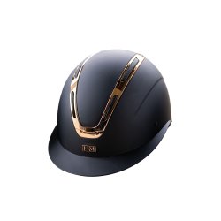 HKM kask Kaida czarny/rosegold