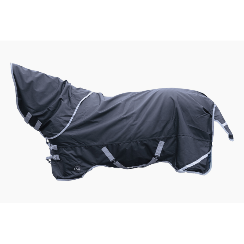 HKM derka padokowa z kapturem 1200D Carina 100g czarna