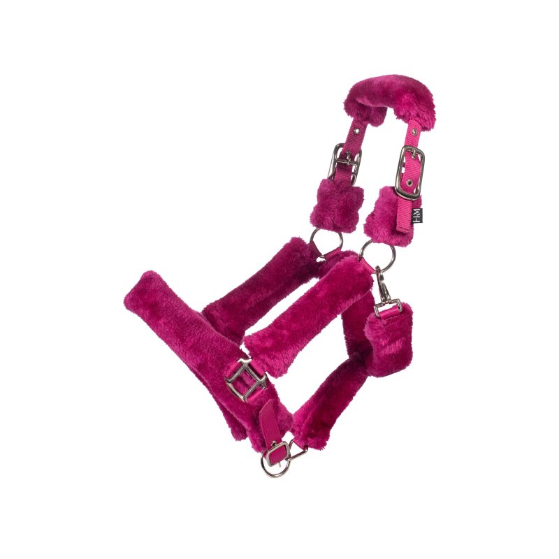 HKM kantar z futerkiem Comfort magenta