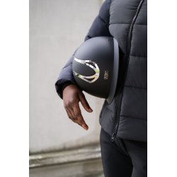 HKM kask Illusion Basic czarny/srebrny