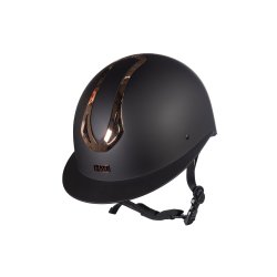 HKM kask Illusion Basic czarny/różowe złoto