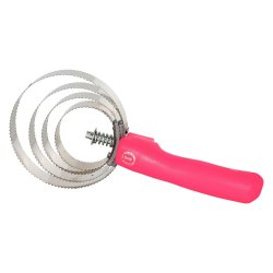 Imperial Riding zgrzebło metalowe neon pink