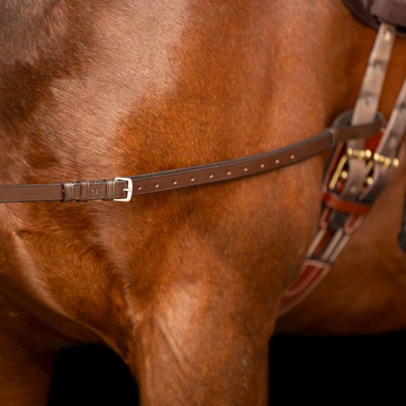 Imperial Riding wypinacze skórzane z elastyczną wstawką brown