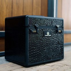Imperial Riding skrzynka na szczotki Shiny black/black croco