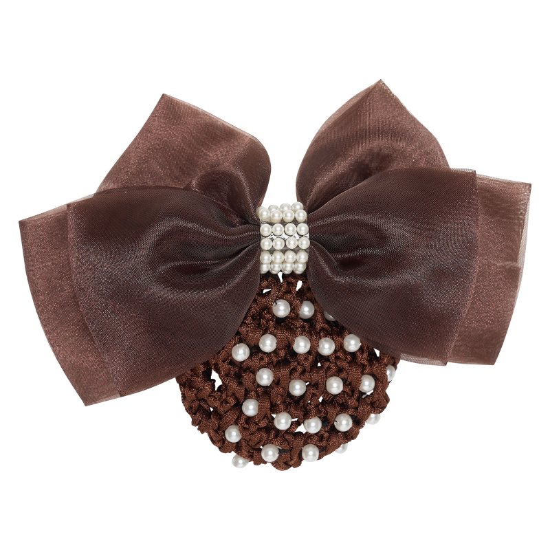 Imperial Riding spinka do włosów Pearls dark brown