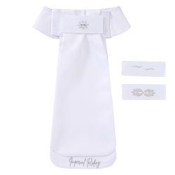 Imperial Riding plastron z wymiennym zdobieniem Basic white