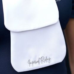 Imperial Riding plastron z wymiennym zdobieniem Basic white