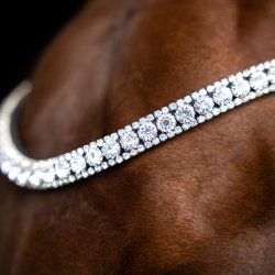 Imperial Riding naczółek Slim silver