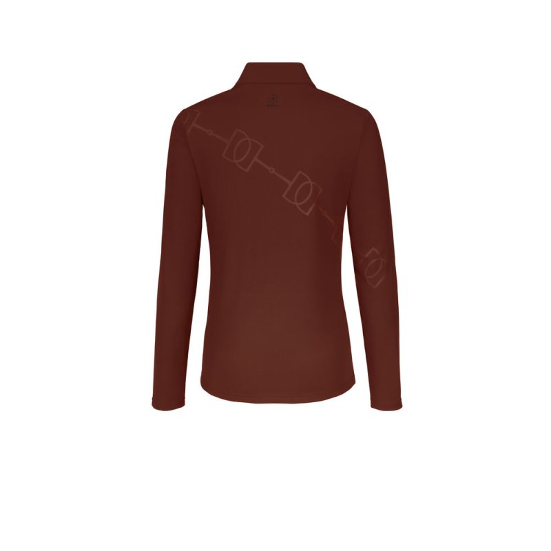 Eskadron bluzka Half-Zip Shirt Heritage 26/27 merlot