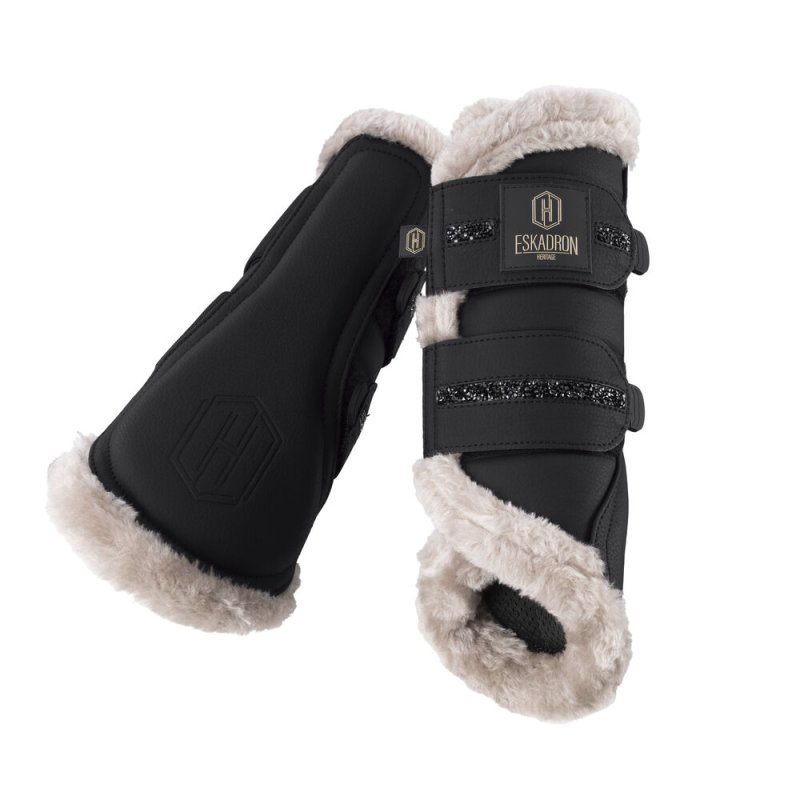 Eskadron ochraniacze Faux Leather Jewel Heritage 26/27 black
