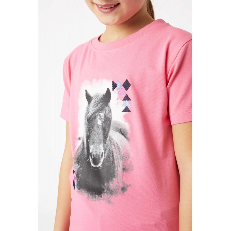 Horze koszulka Doli Kids pink